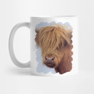 Highland Cow Painting Mug